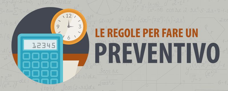 regole per fare un preventivo