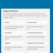 Cosa sono i Widget Wordpress e come si usano