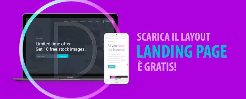 layout landing page divi gratis