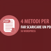 come far scaricare un pdf su wordpress