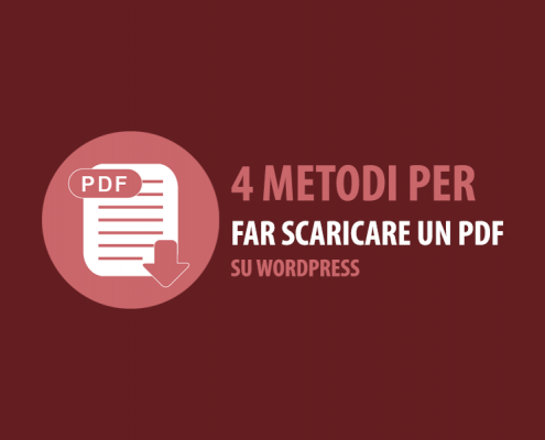 come far scaricare un pdf su wordpress