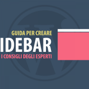 creare sidebar wordpress la guida degli esperti