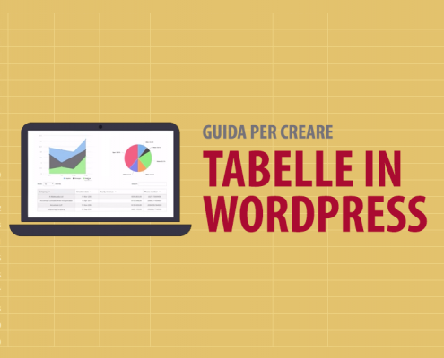 guida creare tabelle wordpress