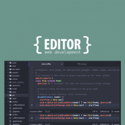 Editor di testi per web development