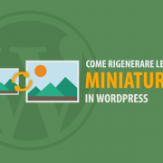 rigenerare miniature wordpress