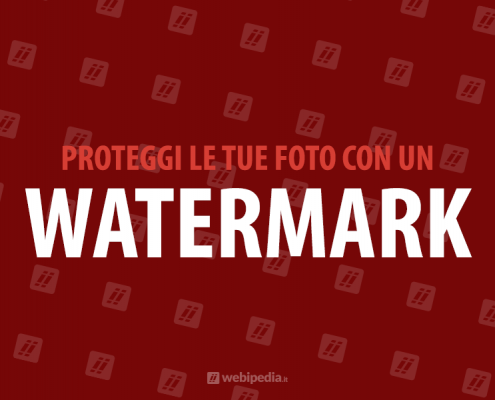 inserire watermark immagini wordpress