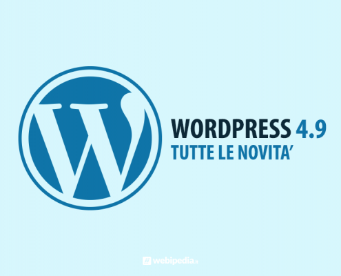 wordpress 4.9: tutte le novita