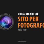 creare sito per fotografo divi