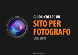 creare sito per fotografo divi